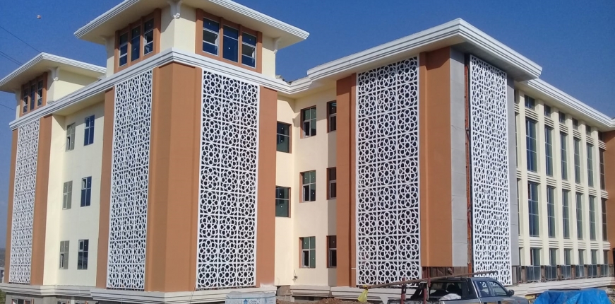 Bingöl Üniversitesi Kütüphane Binamızın Montaj Sonuna Gelindi.